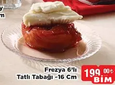 PAŞABAHÇE FREZYA 6'LI TATLI TABAĞI